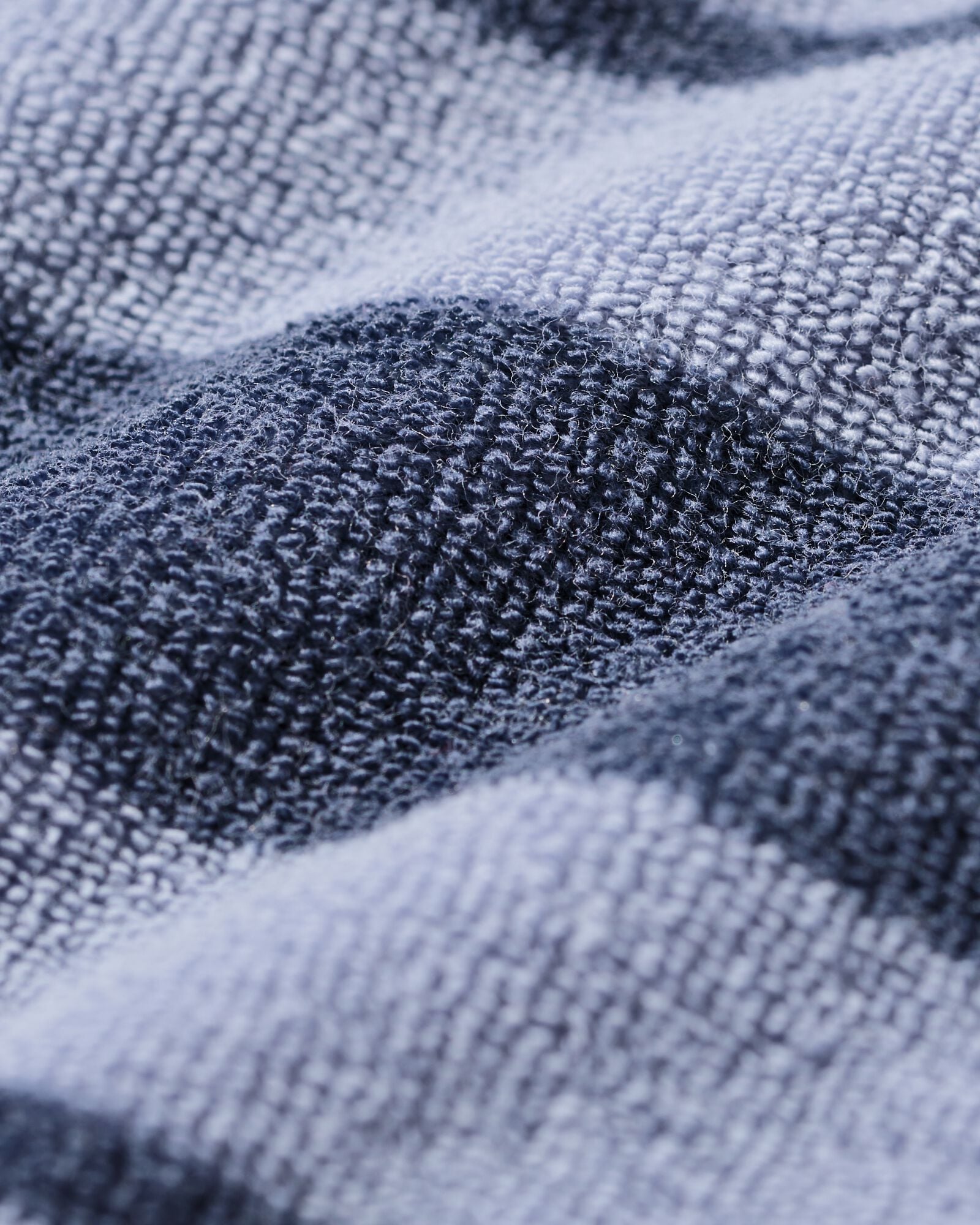 Babypullover aus Frottee, gestreift blau blau - 33105480BLUE - HEMA