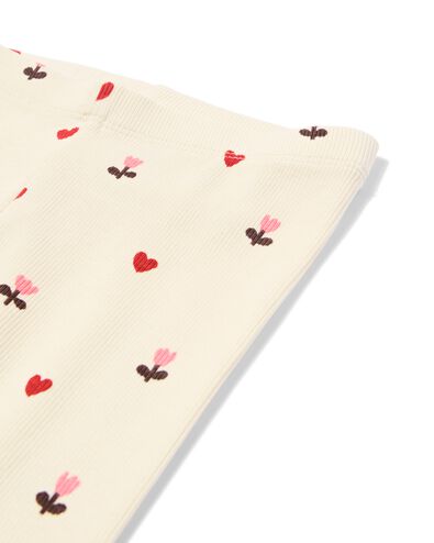 ensemble b&eacute;b&eacute; coupe confortable molleton c&ocirc;tel&eacute; c&oelig;urs &eacute;cru &eacute;cru - 33018780ECRU - HEMA