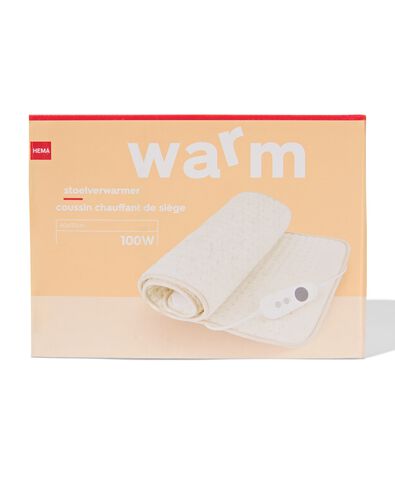 chauffage de si&egrave;ge 110x40cm peluche - 13008024 - HEMA