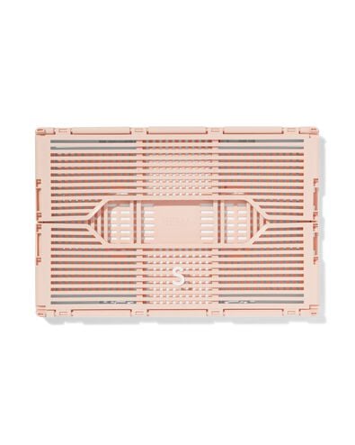 caisse pliante lettres recycl&eacute;e S rose p&acirc;le rose p&acirc;le S  20 x 30 x 11,5 - 39811071 - HEMA