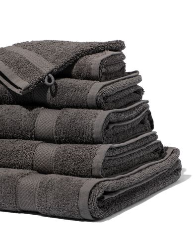 Handtuch - 60x110cm - schwere Qualit&auml;t - dunkelgrau dunkelgrau Handtuch, 60 x 110 - 5213602 - HEMA