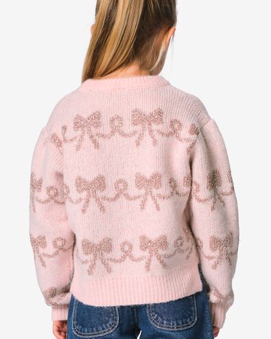 pull enfant grosse maille n&oelig;uds rose rose - 30893607PINK - HEMA