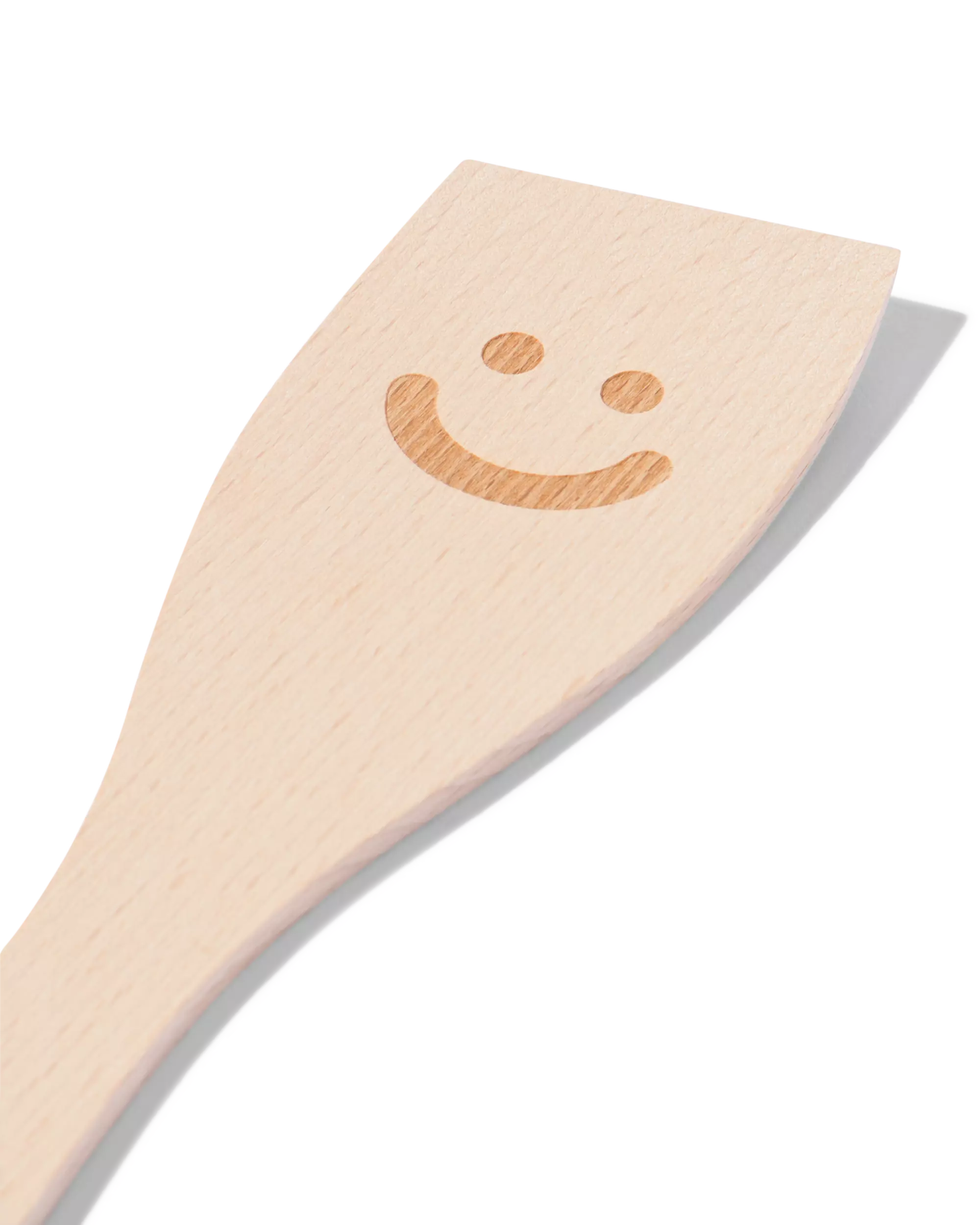 houten spatel gezichtje