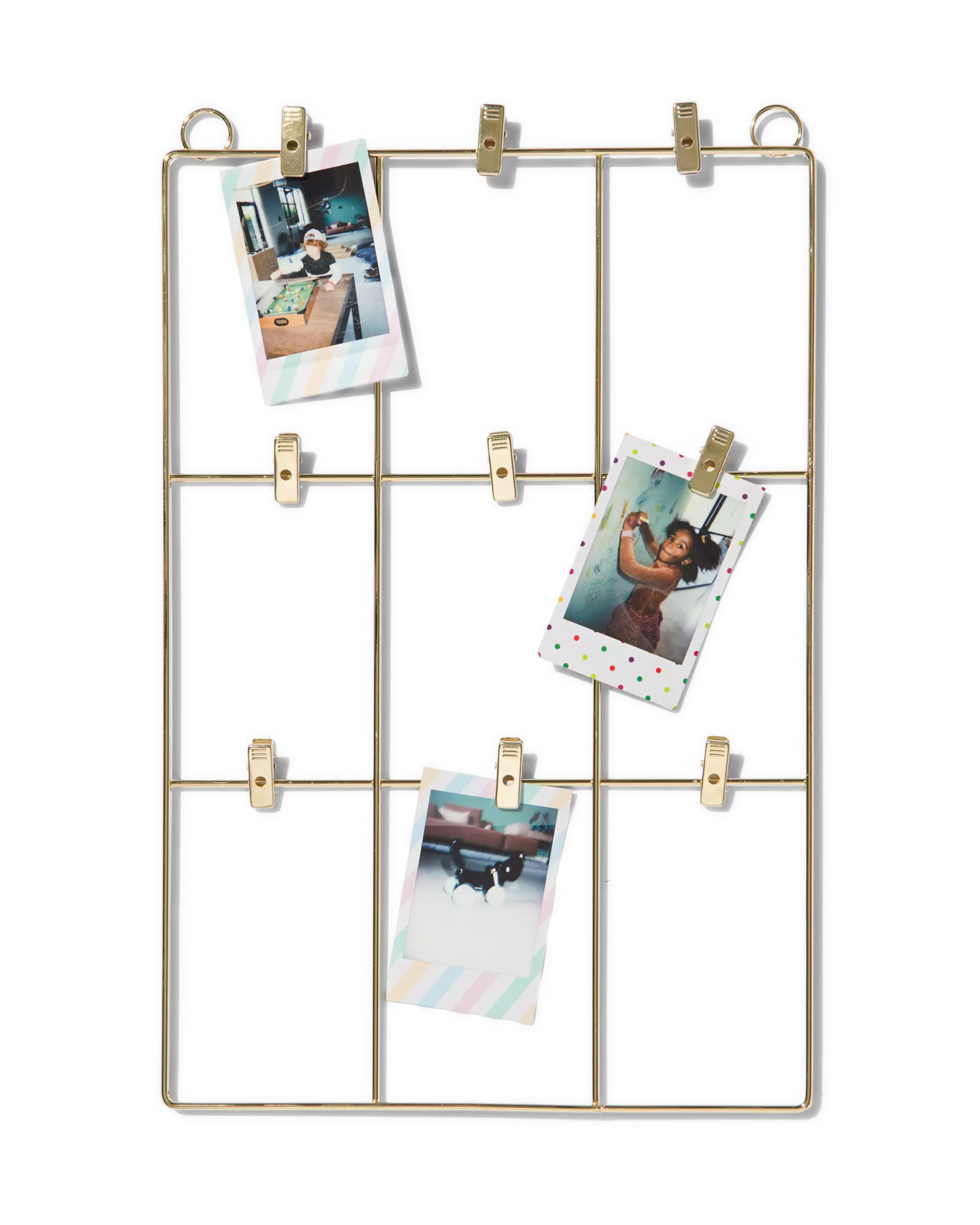 porte-photos Instax 35x23 or 9 pinces