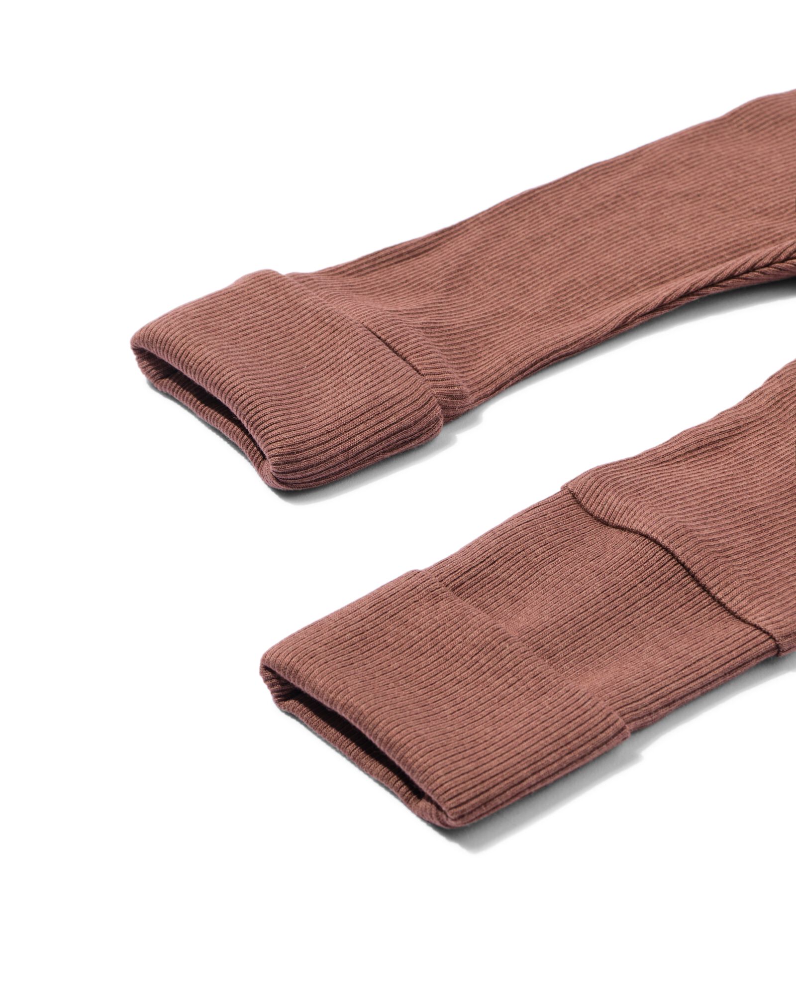 Babyleggings, anliegend, gerippt braun braun - 33458420BROWN - HEMA
