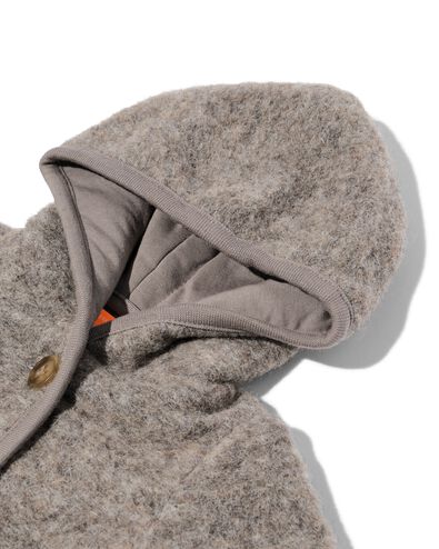 Newborn-Jacke mit Wolle braun braun - 33424020BROWN - HEMA
