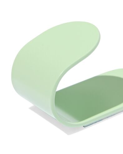 crochets adh&eacute;sifs 2,5x5 cm acier inoxydable vert - 2 pi&egrave;ces - 80300184 - HEMA