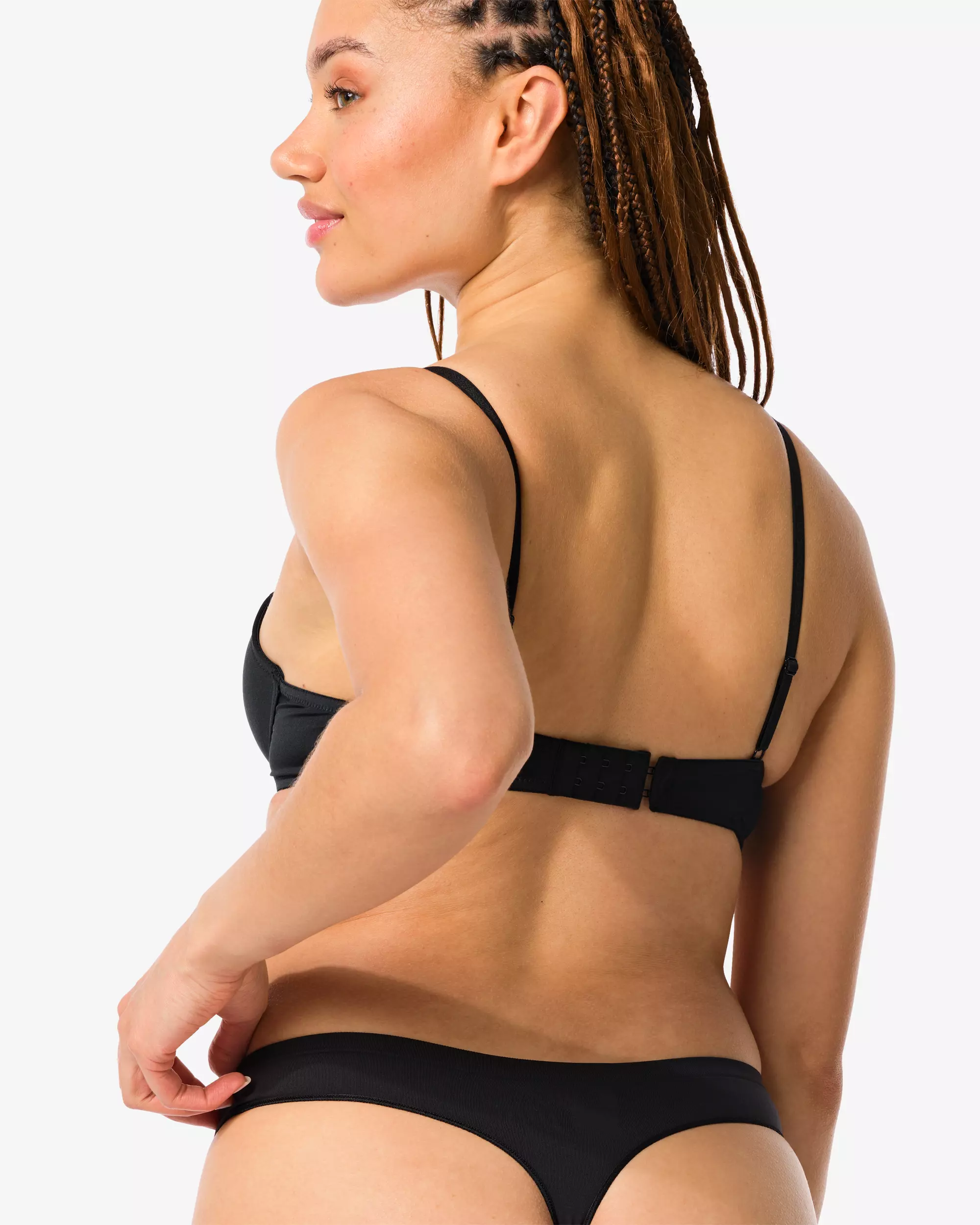 string femme sans coutures microfibre