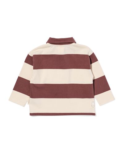 t-shirt b&eacute;b&eacute; Miffy jersey rayures marron marron - 33101580BROWN - HEMA