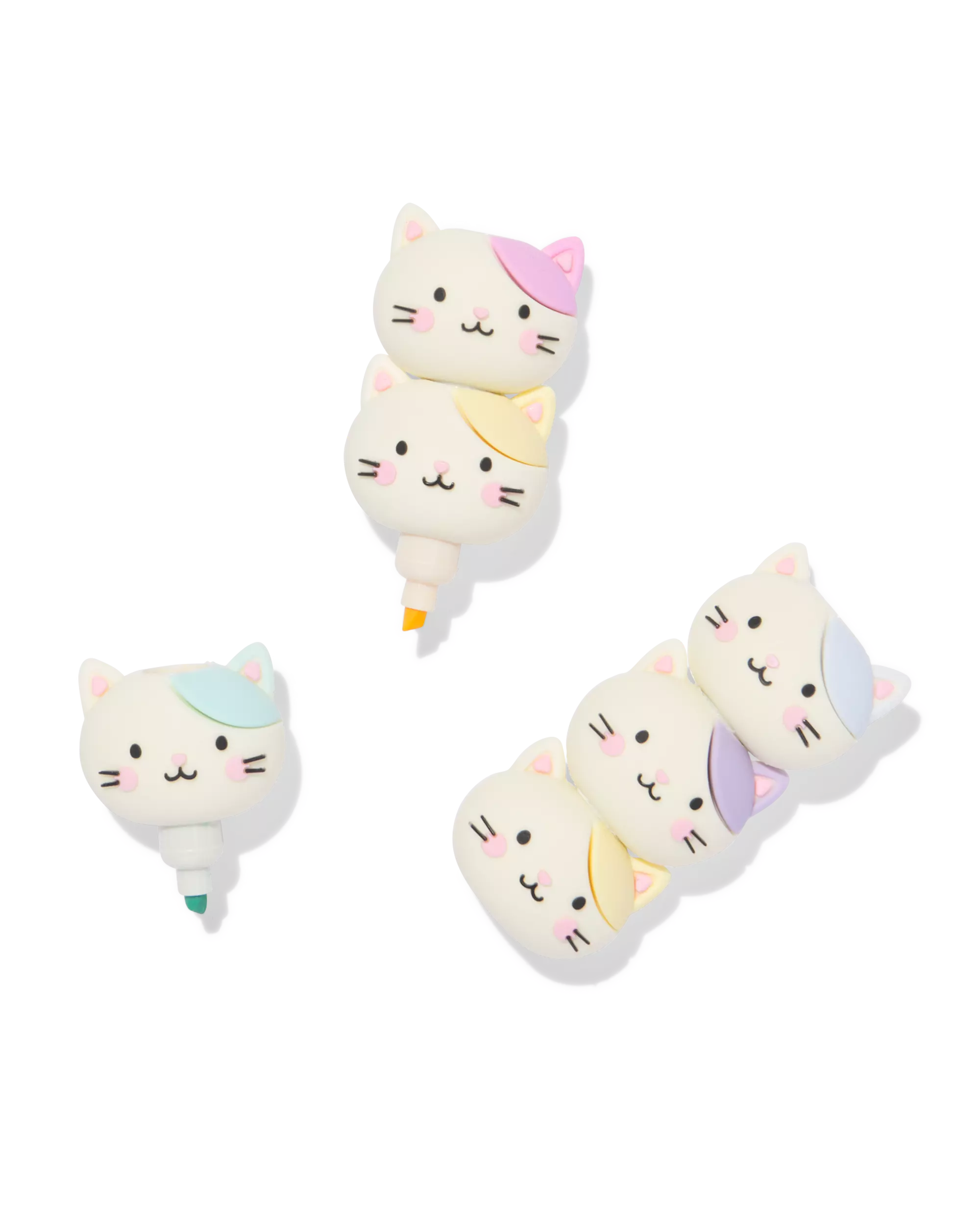 tour de mini-marqueurs chat - 5 pièces