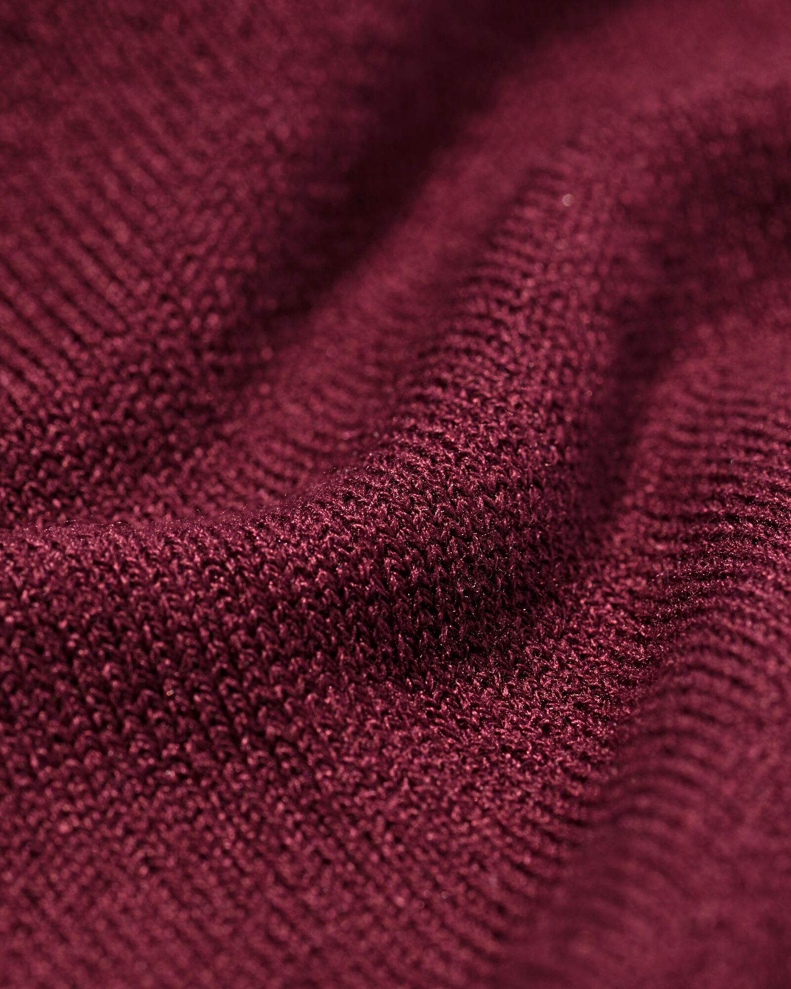 damestrui fijngebreid bordeauxrood bordeauxrood - 36306860BURGUNDYRED - HEMA