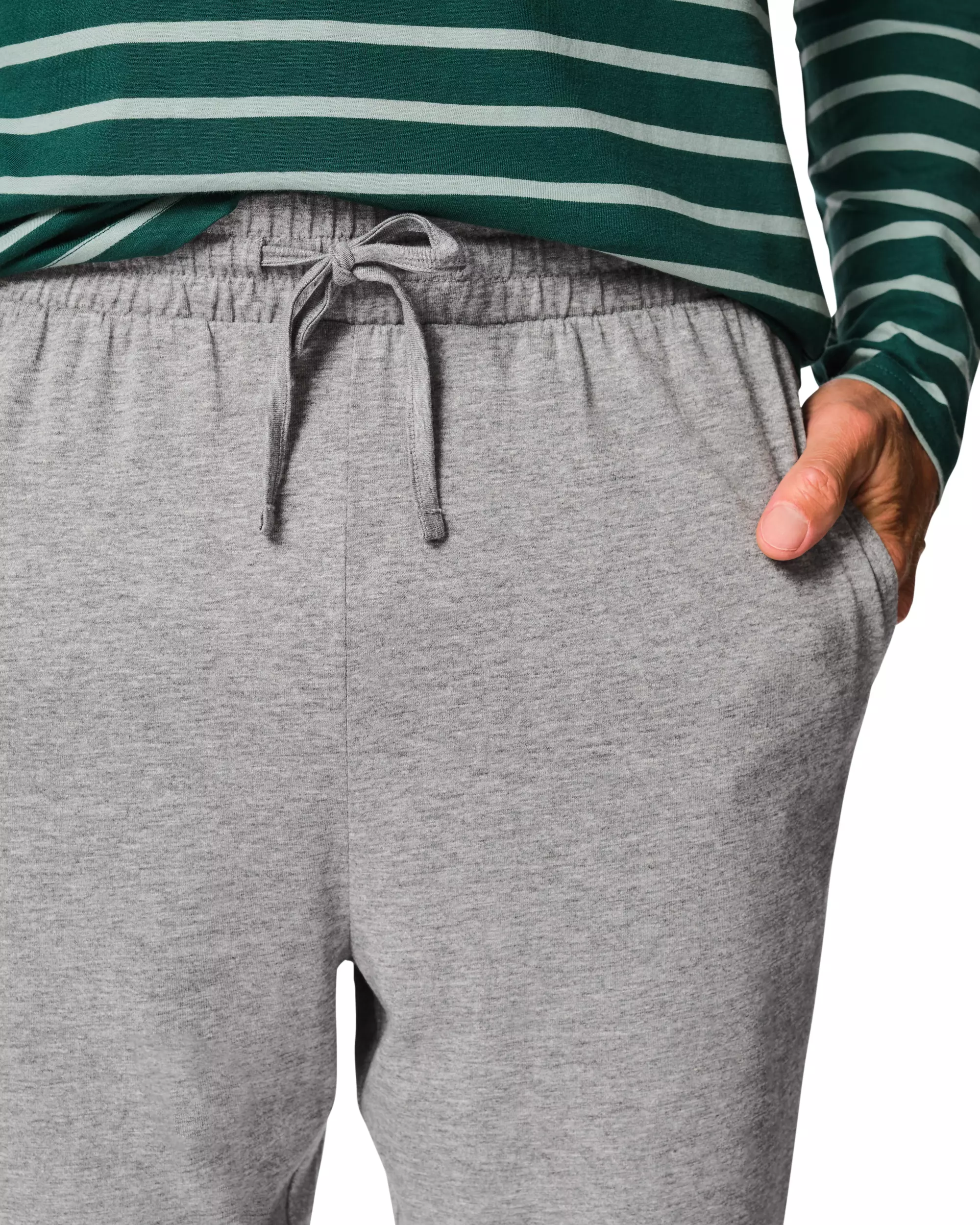 Herrenpyjama Jesse, Regular Fit, Jersey, gestreift