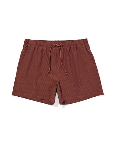 Herren-Badehose Pieter, Seersucker braun - 22100130BROWN - HEMA