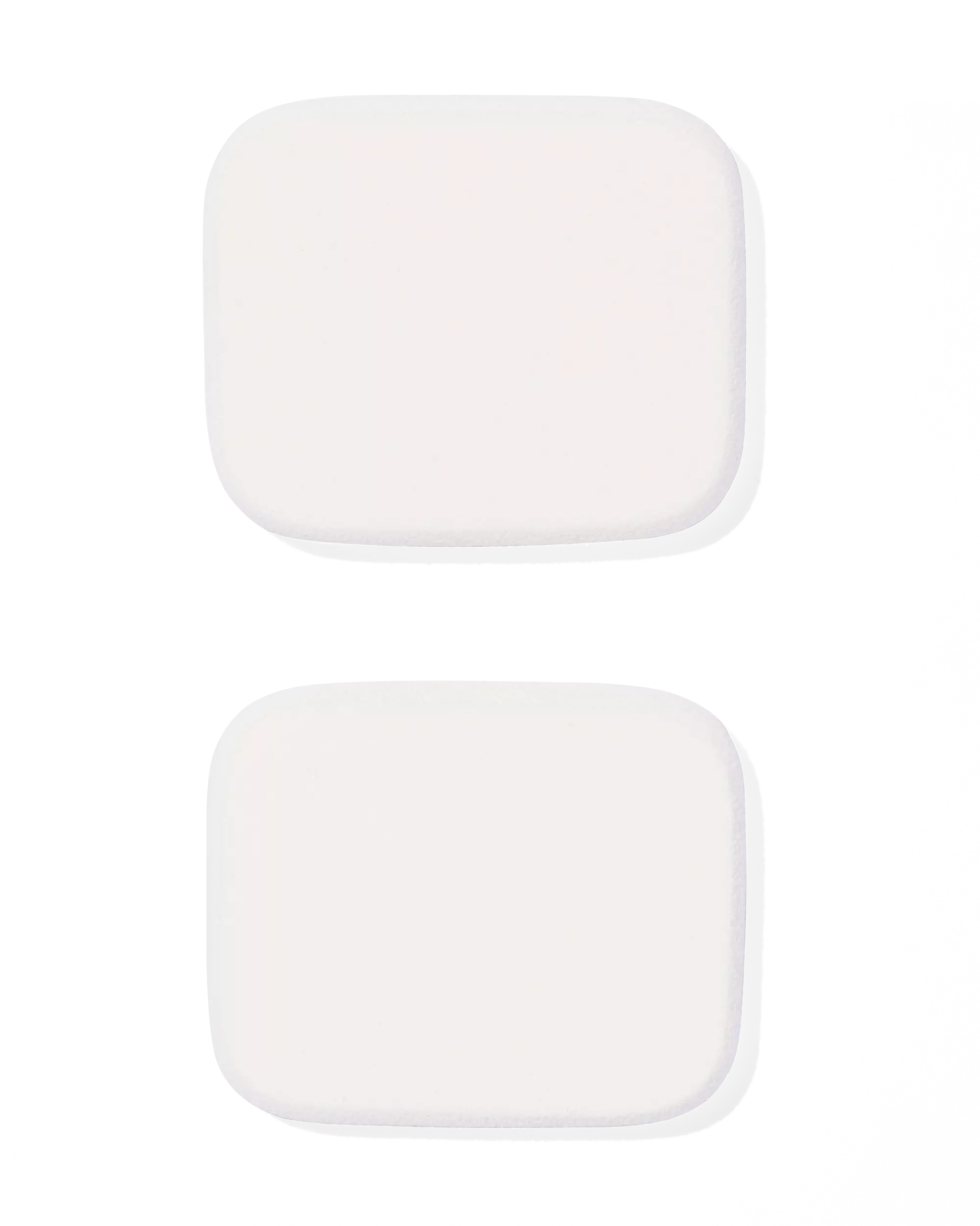 éponge de maquillage carrée - lot de 2