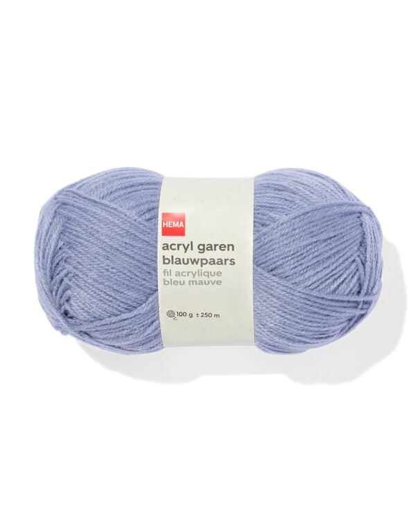 fil acrylique bleu violet 100g 250m - 60760009 - HEMA