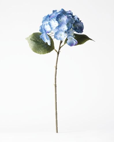 fleur artificielle hortensia 55cm bleue - 41326203 - HEMA