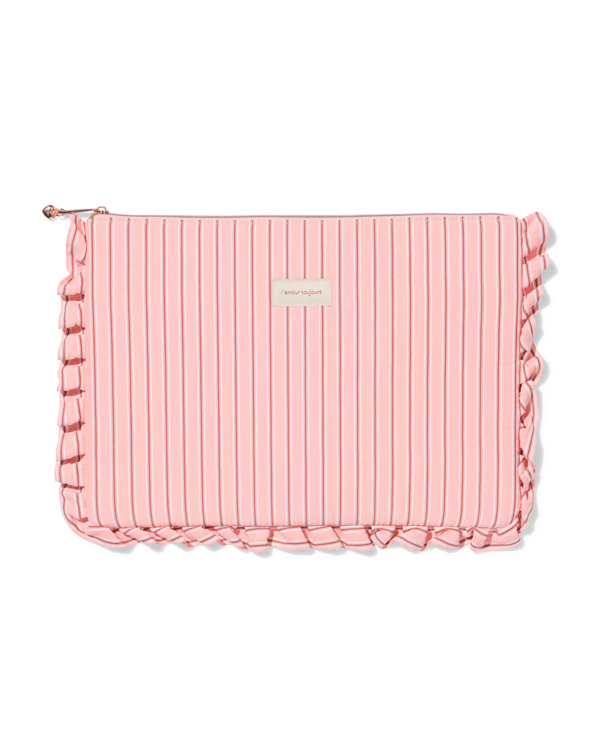 housse pour ordinateur portable 36x29cm rayures franges
