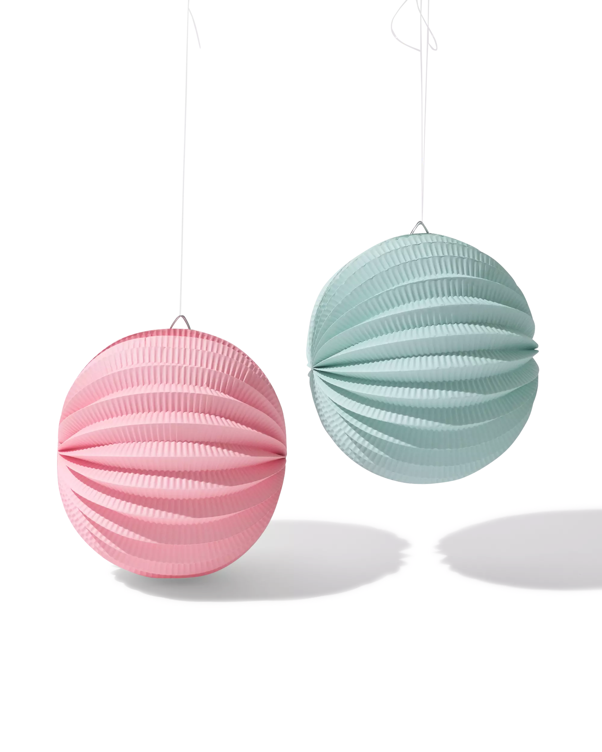 lampion 25x25cm floraal - 2 stuks