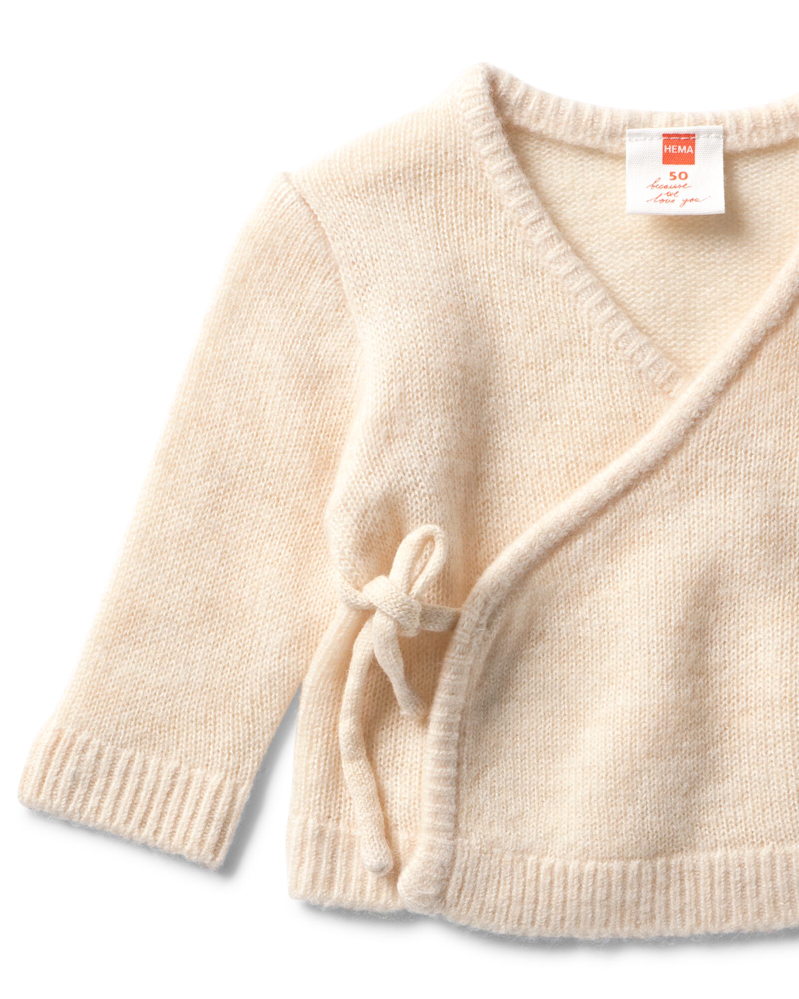 newborn trui fijngebreid  ecru ecru - 33463220ECRU - HEMA