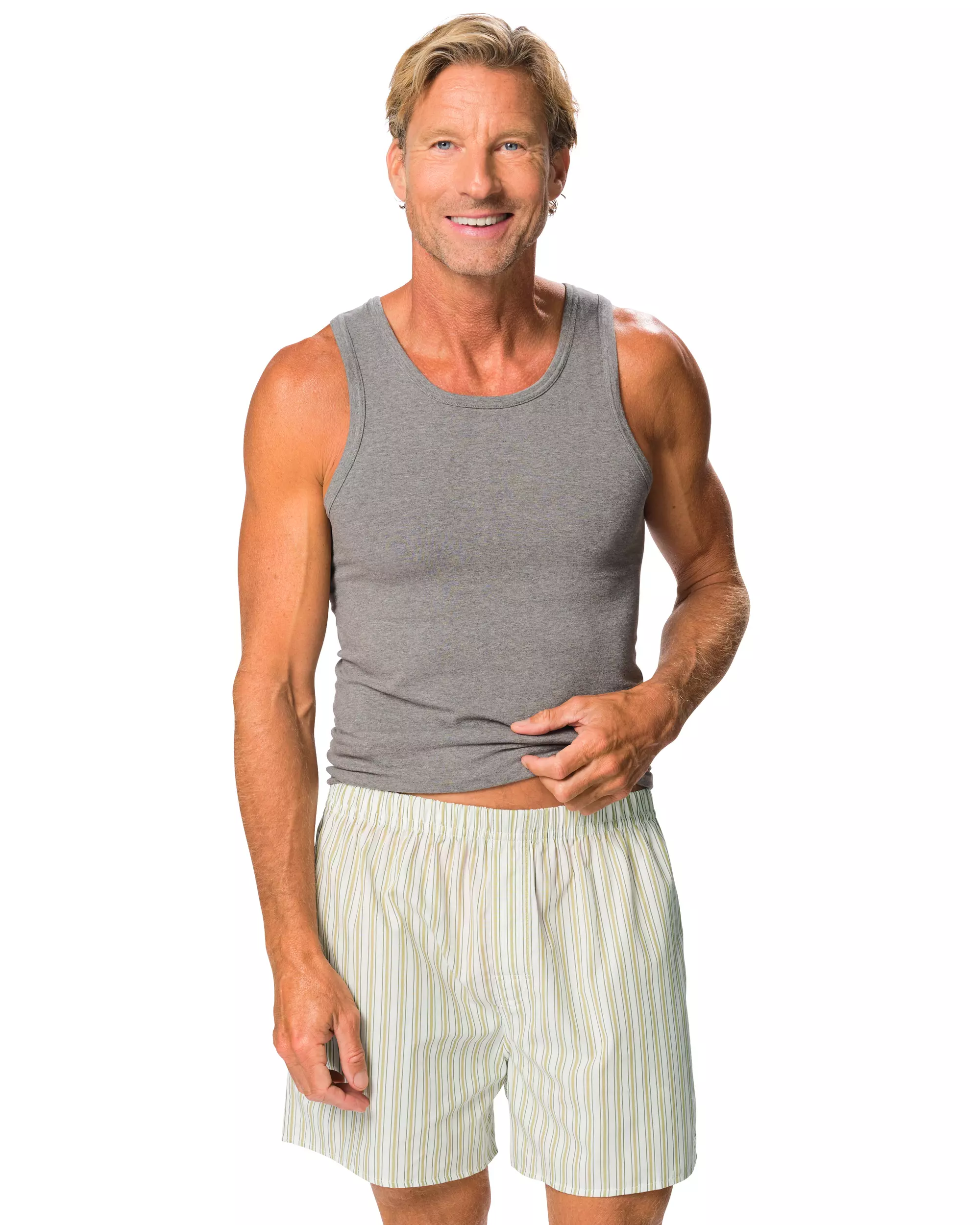 boxer homme ample rayures