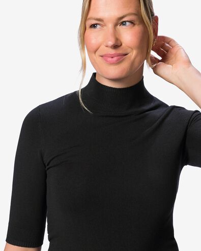 Damenpullover, Feinstrick schwarz schwarz - 36307710BLACK - HEMA