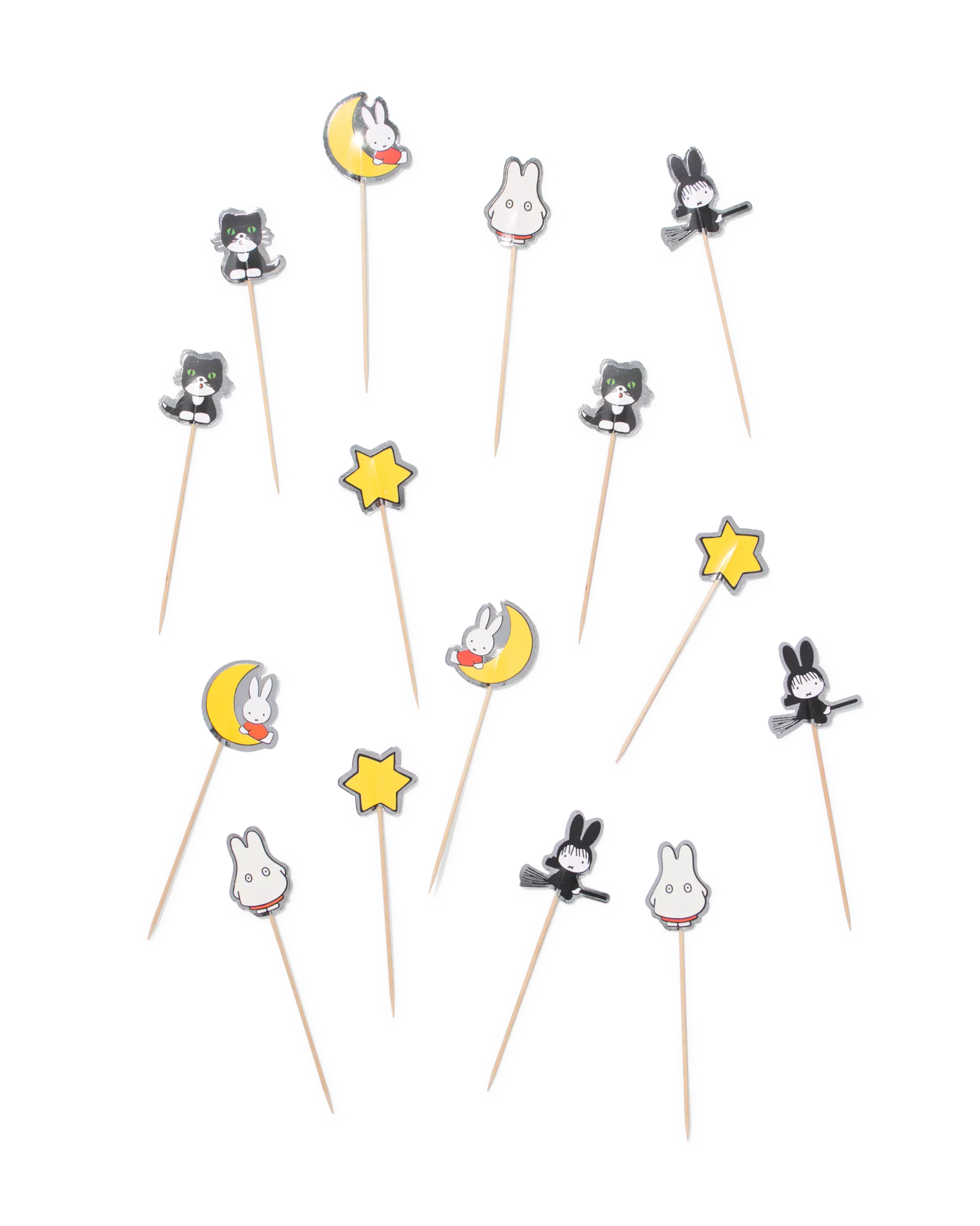 nijntje cocktailprikkers papier Halloween - 15 stuks