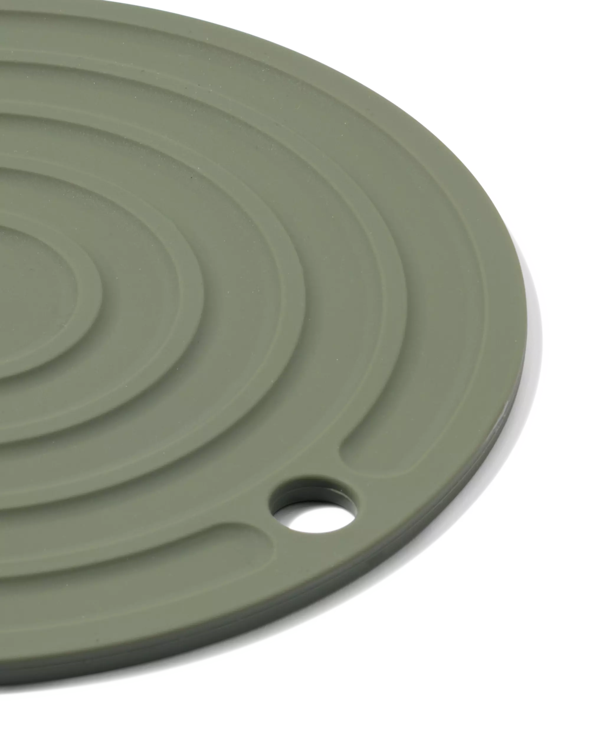 dessous de plat ⌀19cm silicone vert