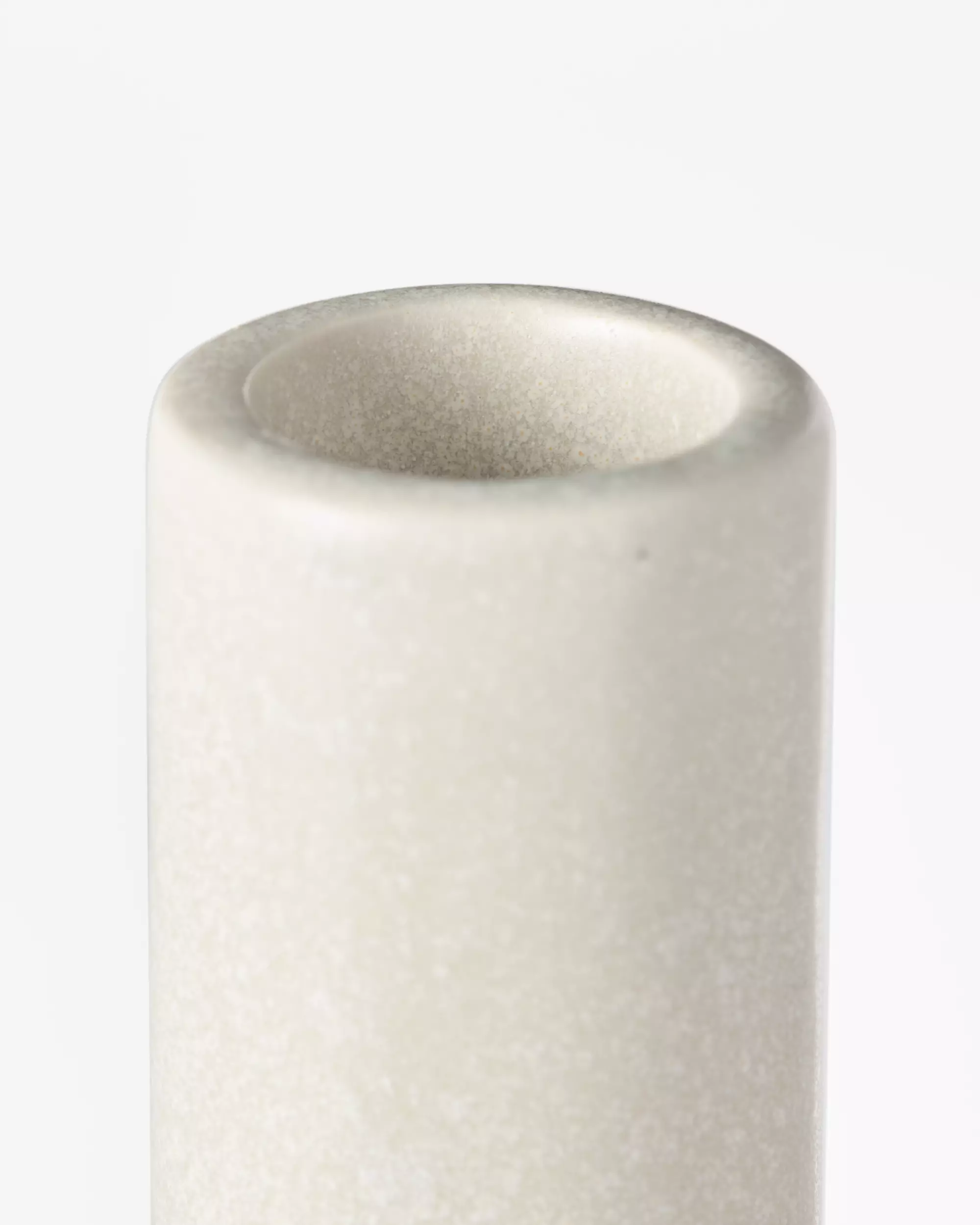 kandelaar ⌀5x12cm Bink keramiek wit