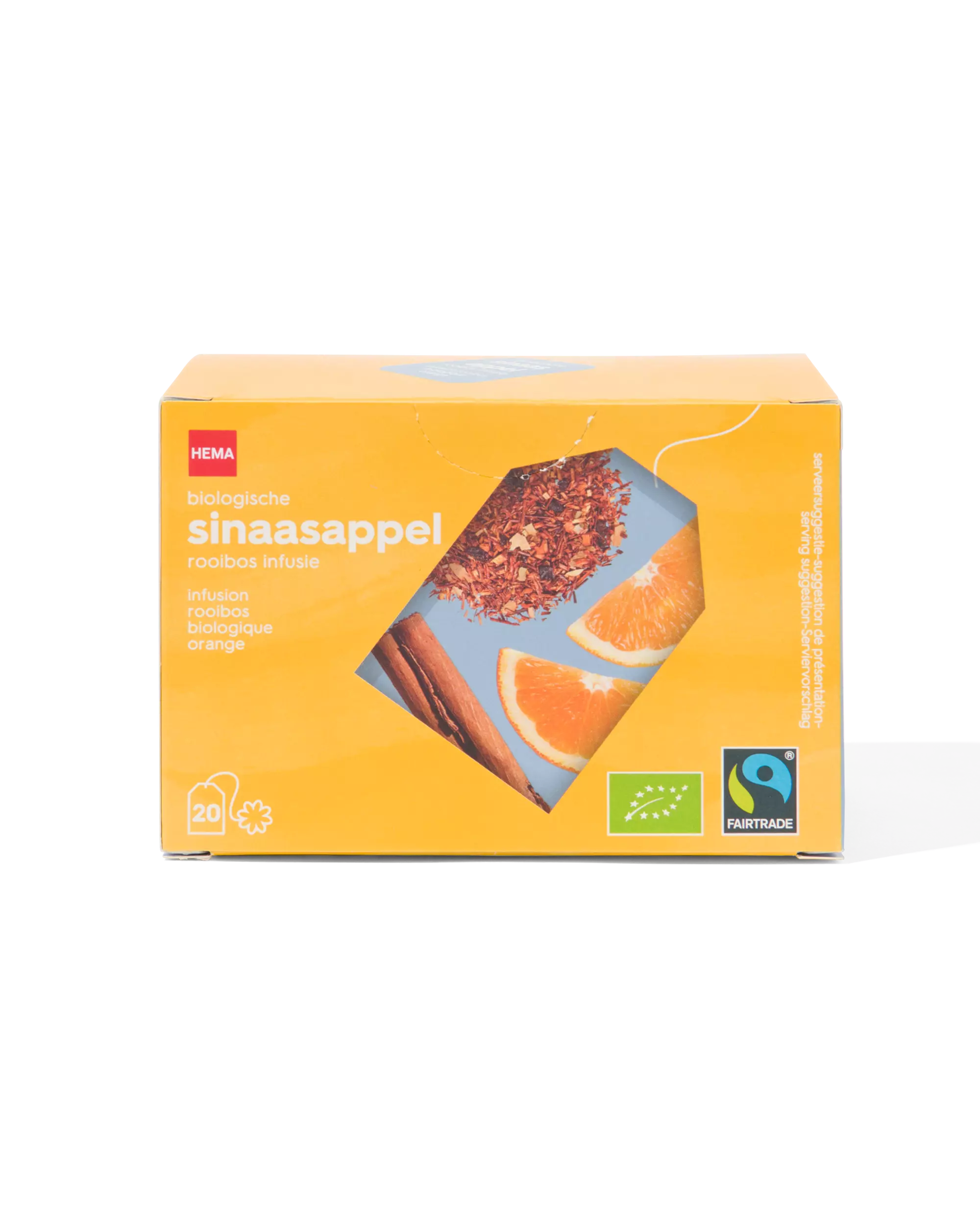 20 sachets d’infusion biologique rooibos orange