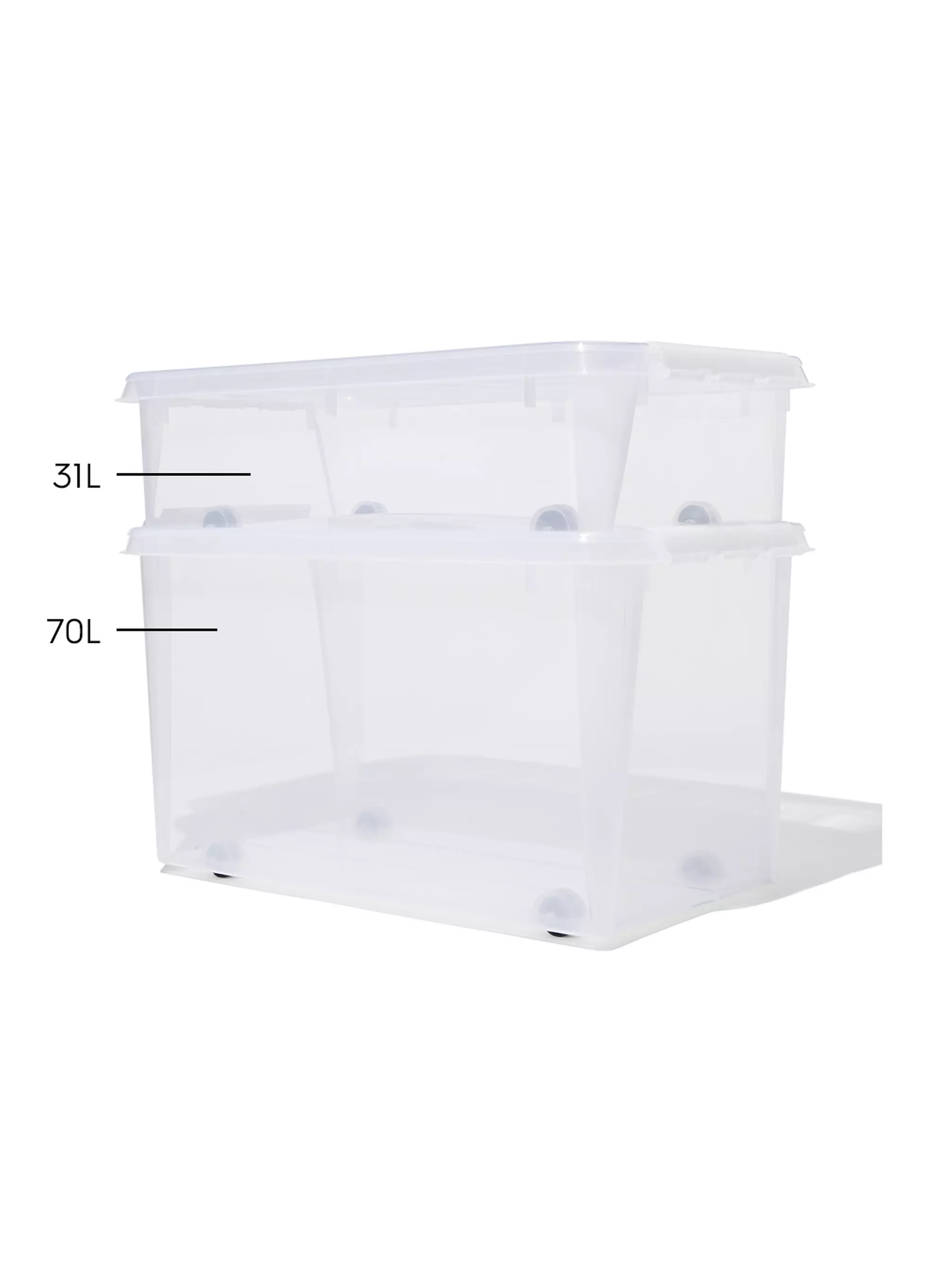 bedroller 31L Paris transparant 72x40x20