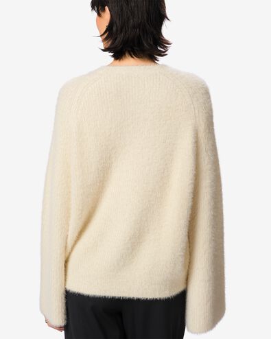 pull tricot femme Mozz  blanc cass&eacute; blanc cass&eacute; - 36214930OFFWHITE - HEMA
