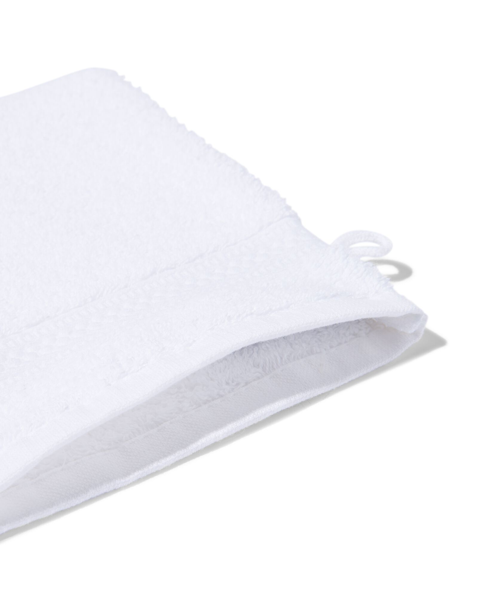 gant de toilette - qualit&eacute; &eacute;paisse - blanc uni - 5232600 - HEMA