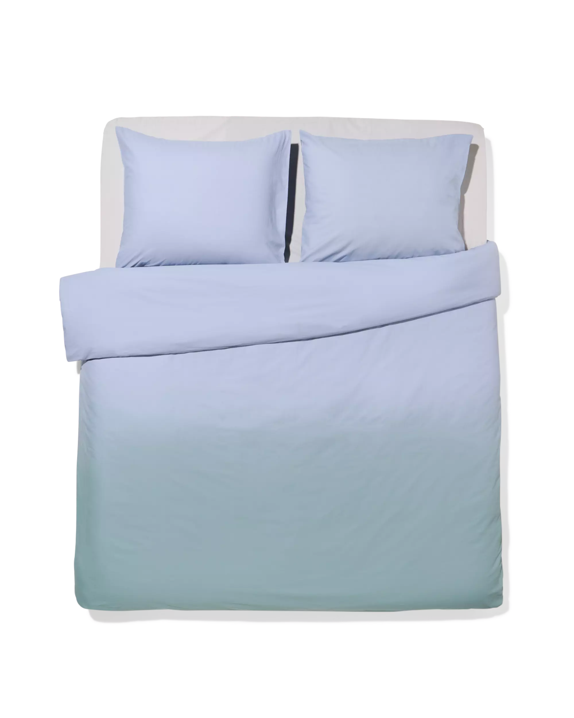 housse de couette 240x200/220 cm dégradé vert-bleu