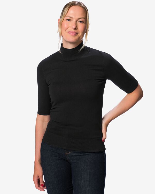 Damenpullover, Feinstrick schwarz schwarz - 36307710BLACK - HEMA