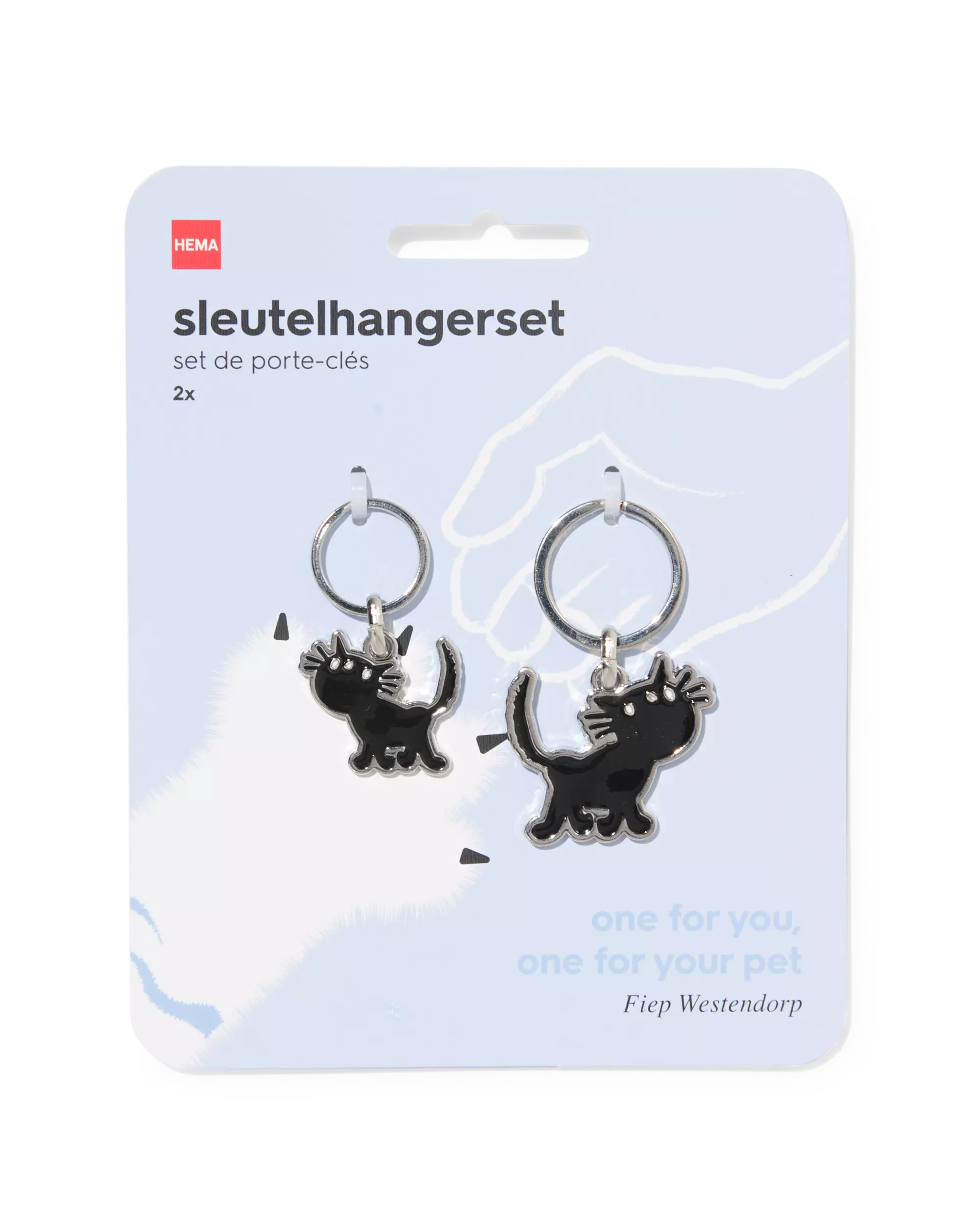 Siepie sleutelhangers 12cm - 2 stuks