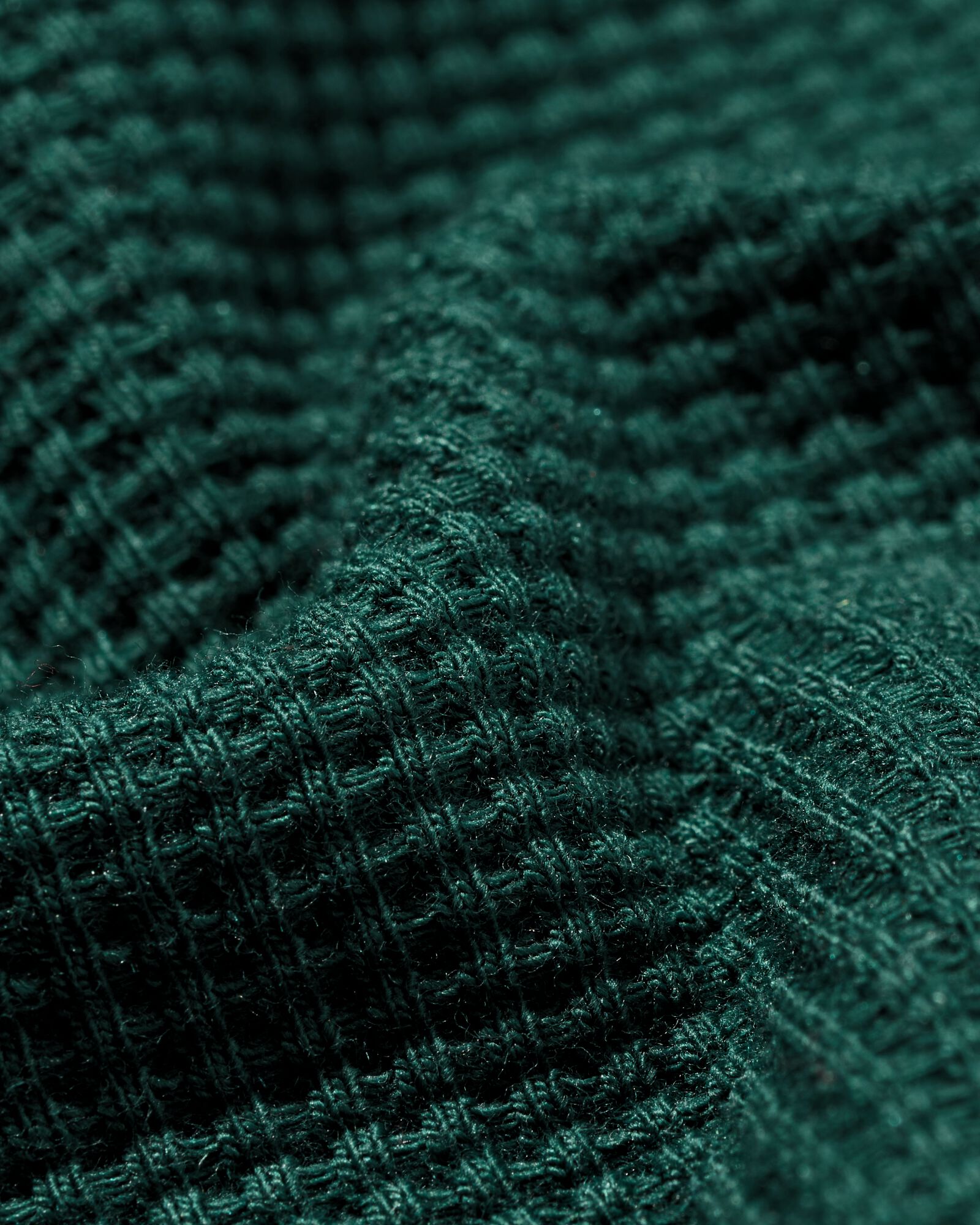 Herrenpyjama Jules, Waffelstruktur dunkelgr&uuml;n dunkelgr&uuml;n - 23610510DARKGREEN - HEMA