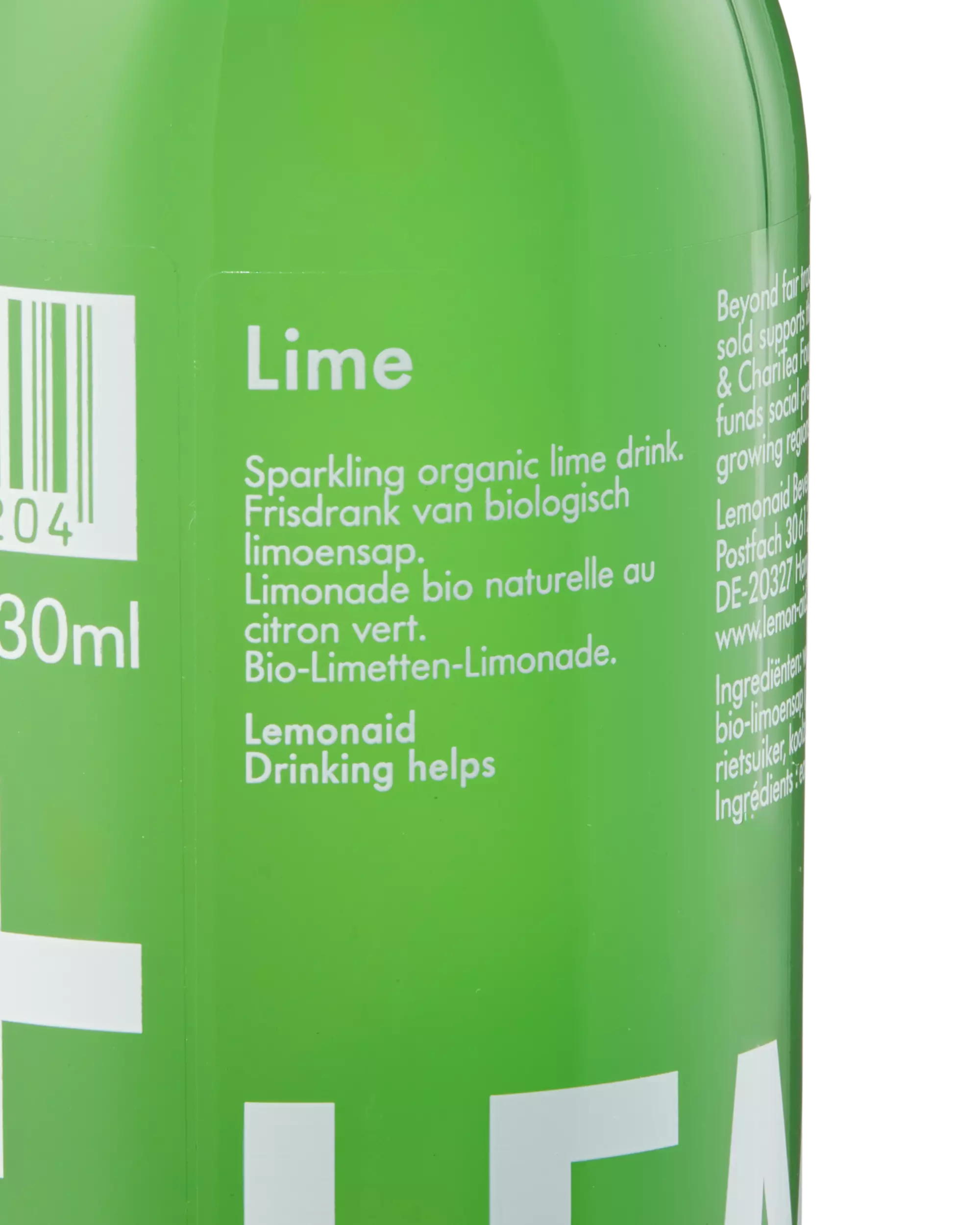 Lemonaid citron vert 330ml