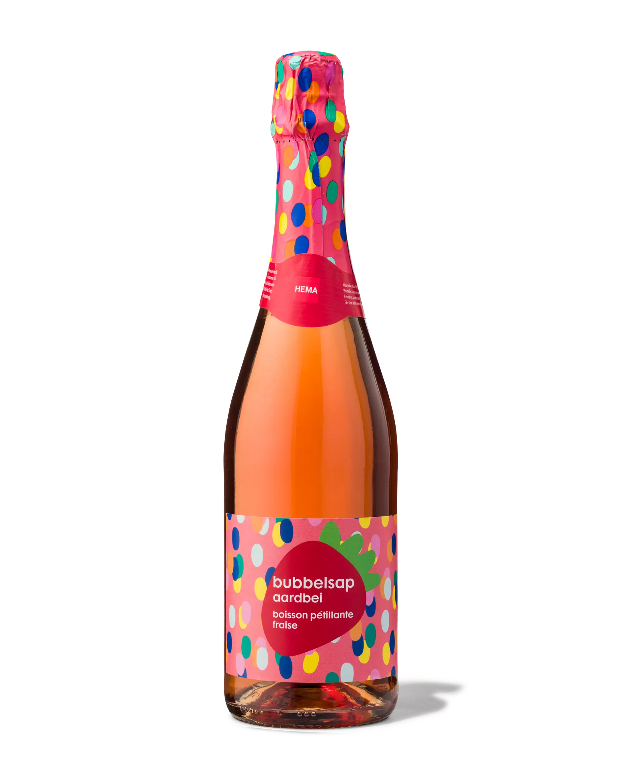 bubbelsap aardbei 0.75L