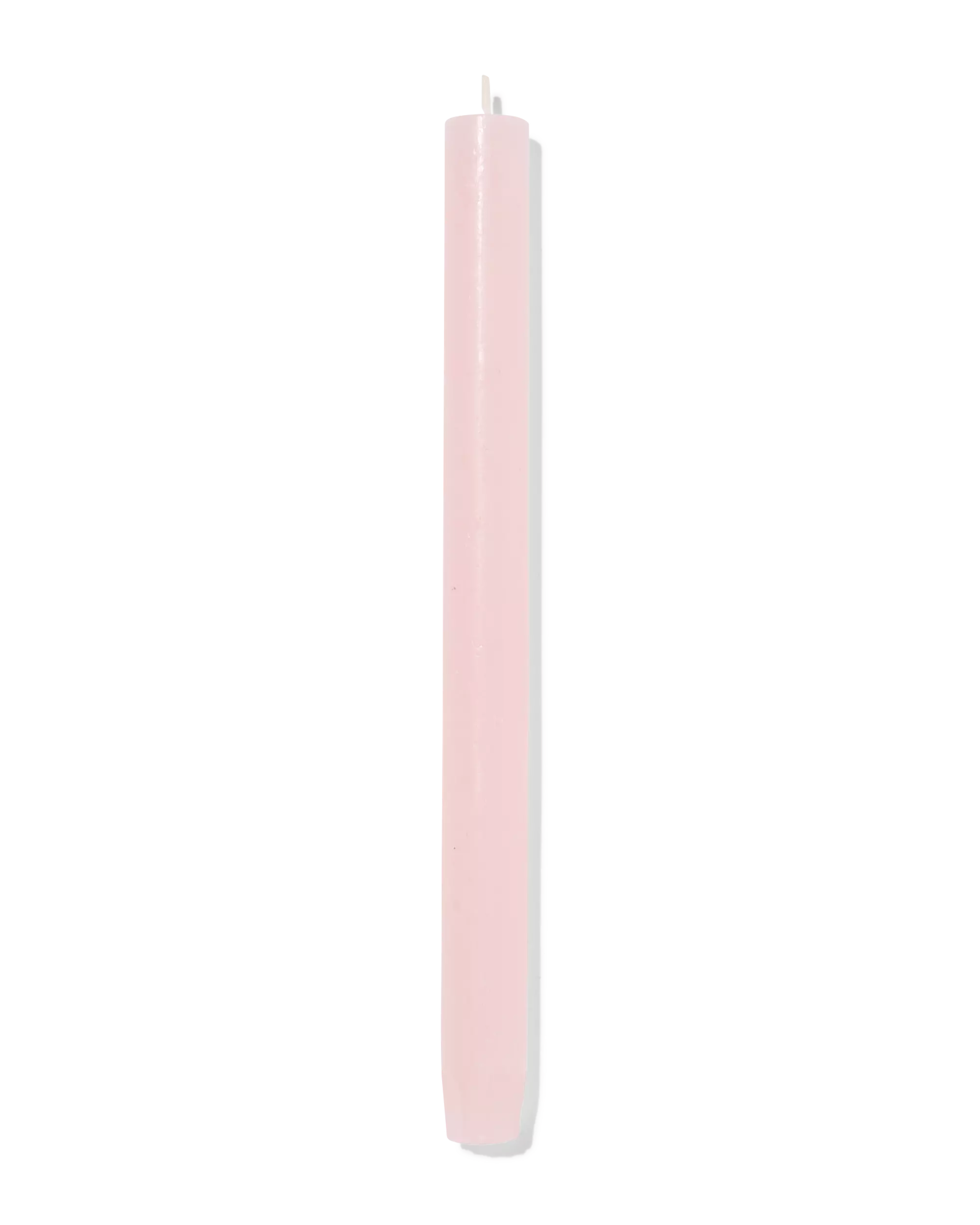 bougie longue rustique Ø2,2x27 cm rose pâle