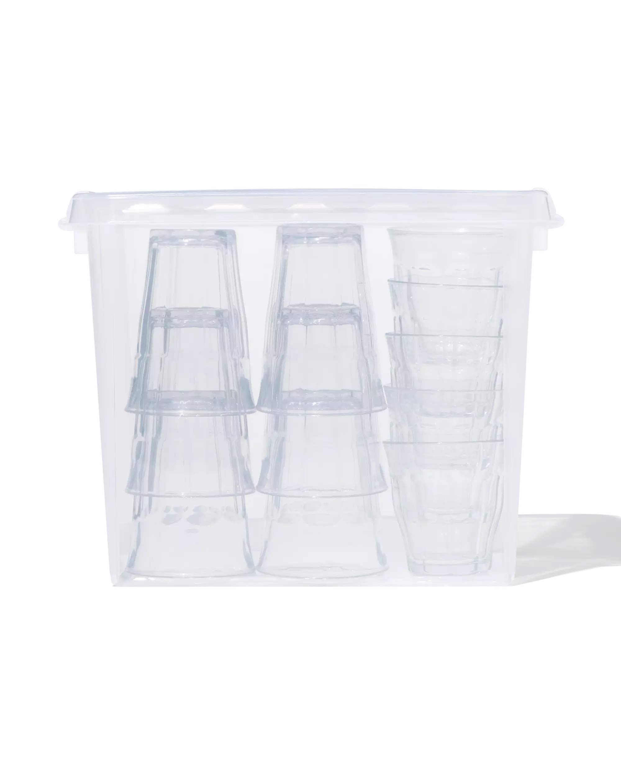 boîte de rangement 14 L Brussels transparente 34 x 25 x 27 cm