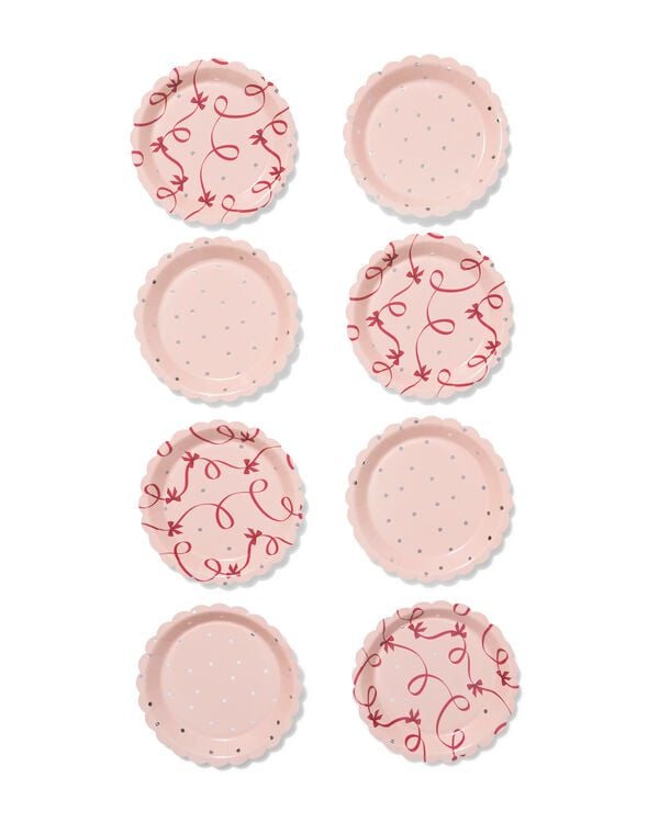 borden ⌀17.5cm papier cocktail - 8 stuks - 25600714 - HEMA