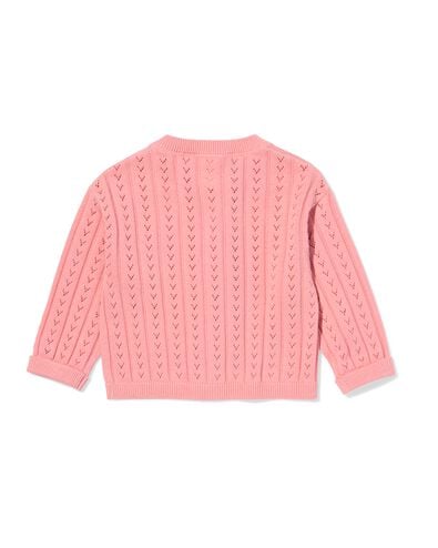 Babyjacke, Ajour, Strick rosa rosa - 33015880PINK - HEMA