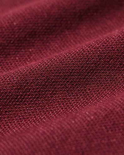 chemise homme Billy piqu&eacute;e rouge fonc&eacute; rouge fonc&eacute; - 2101880DARKRED - HEMA