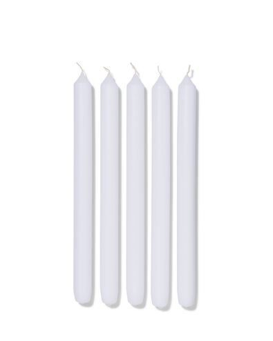 lange huishoudkaarsen &Oslash;2.2x29 wit - 12 stuks wit 2,2 x 29 - 13503050 - HEMA