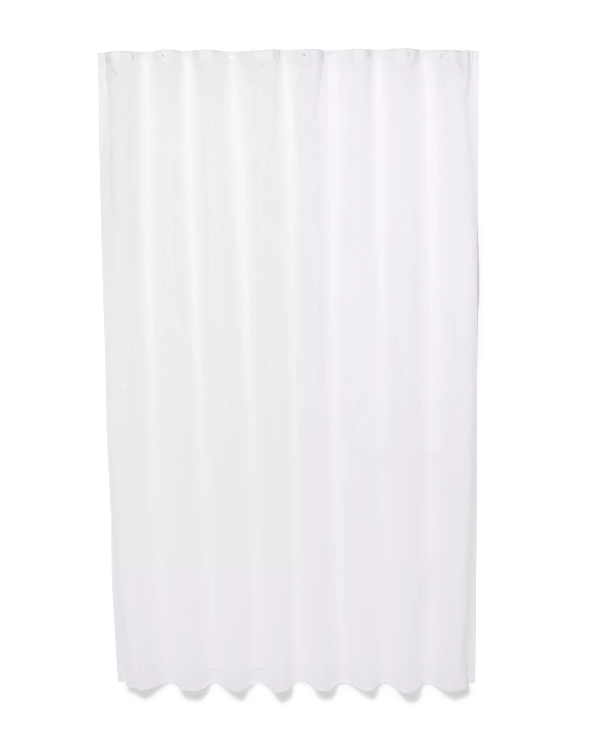 rideau de douche 180x200 polyester recyclé blanc