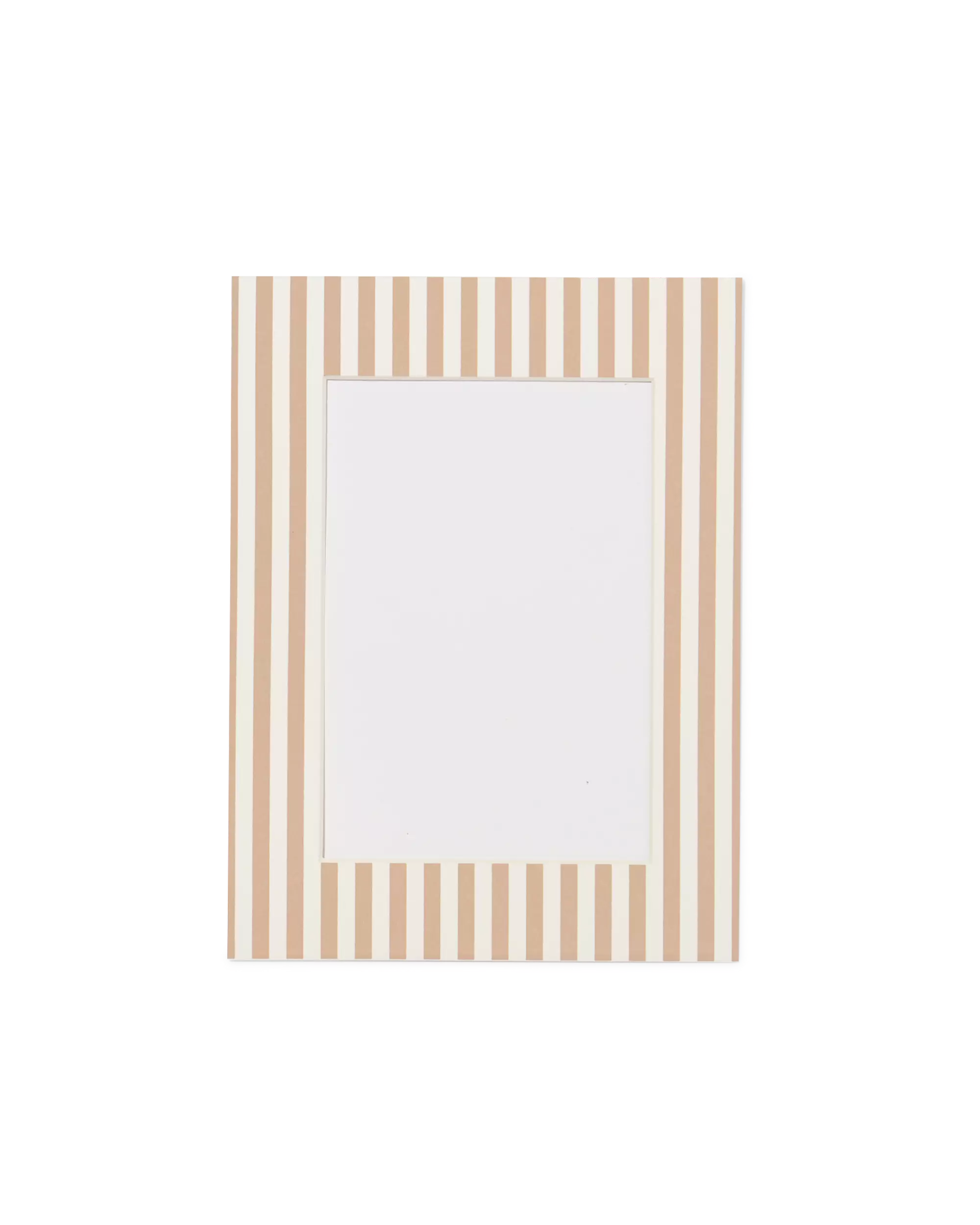 Passepartout, 15 × 20 cm, Papier, gestreift