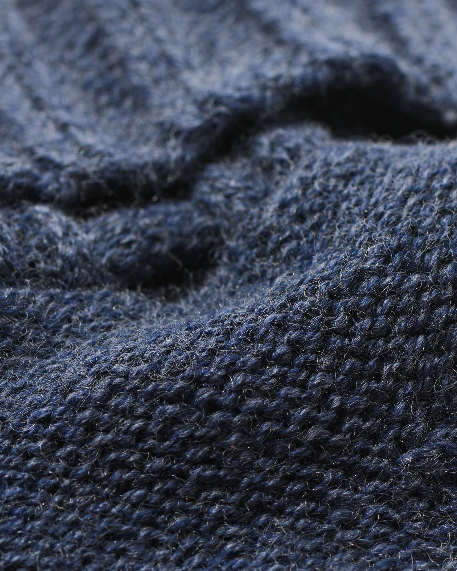 babysokken wolmix middenblauw middenblauw - 4732010MIDBLUE - HEMA