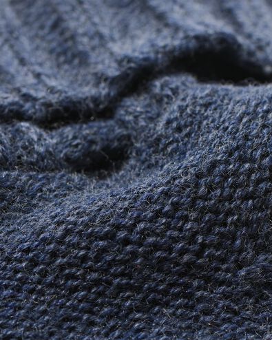 babysokken wolmix middenblauw middenblauw - 4732010MIDBLUE - HEMA