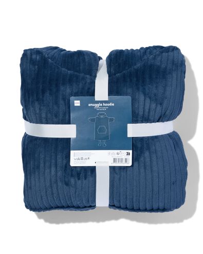 Damen-Kuschelhoodie aus Fleeceripp in Blau - 61140500 - HEMA