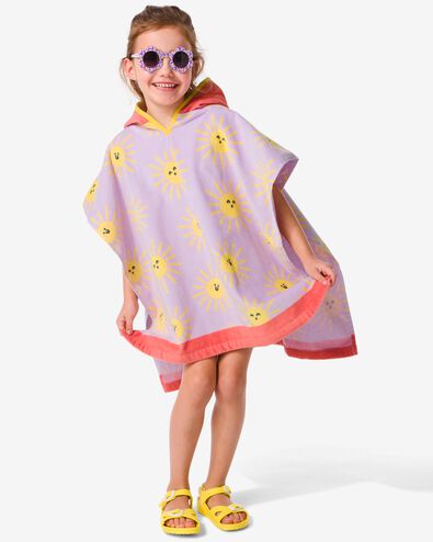 Kinder-Strandponcho 60x60 cm Sonne - 5290112 - HEMA